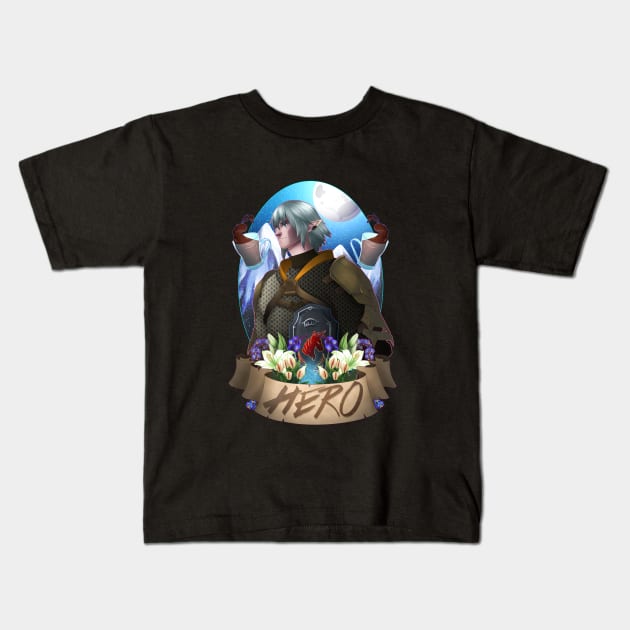 A True Hero Kids T-Shirt by Bhryn